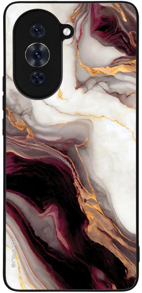 Θήκη Sonique Marble Series για Huawei Nova 10 Pro Μπορντώ