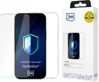 3mk ComfortDuo Clear protective set case + glass for iPhone 16 Pro - transparent
