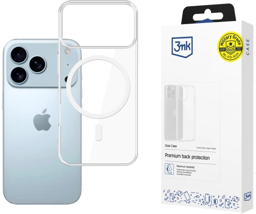 3mk Clear MagCase for Apple iPhone 17 Pro - transparent