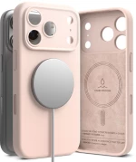 Ringke Silicone Magnetic MagSafe Case for iPhone 17 Pro Max - Pink
