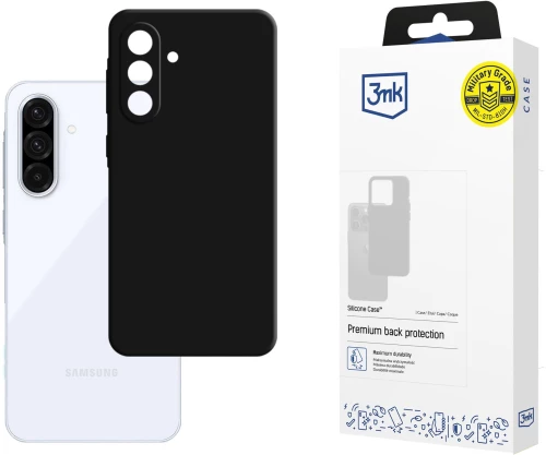 3mk Silicone Case for Samsung Galaxy A36 5G - Black