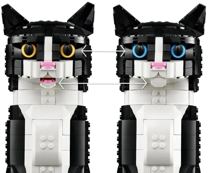 LEGO IDEAS 21349 Tuxedo Cat