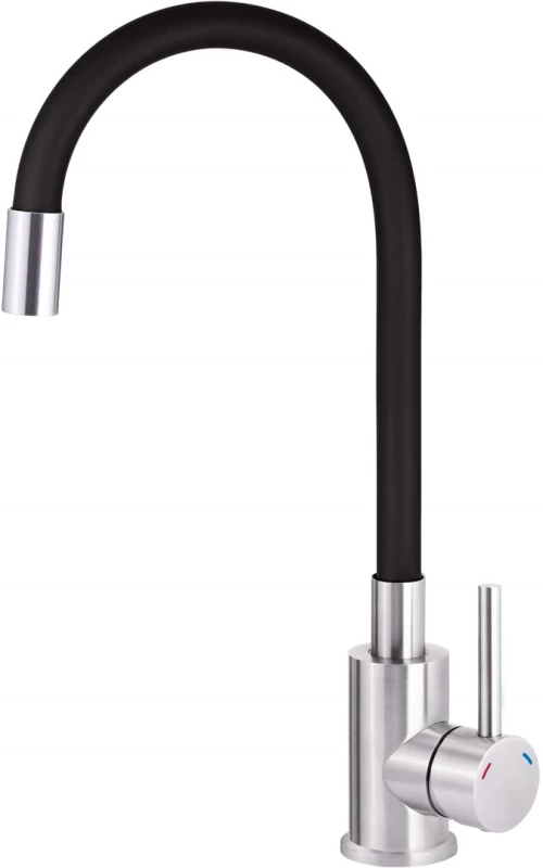 Kitchen faucet with flexible spout