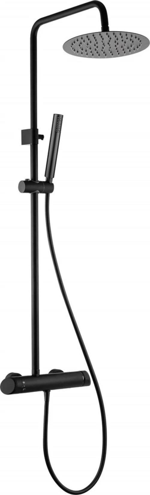 Rain shower with shower faucet