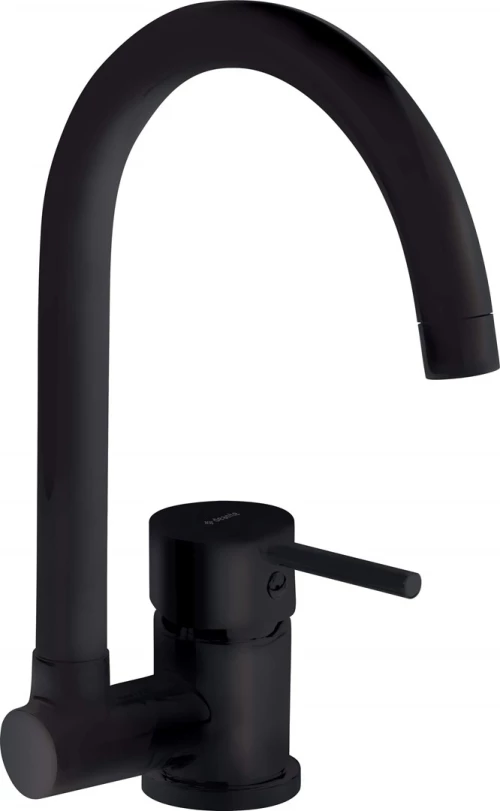 Kitchen faucet with foldable spout
