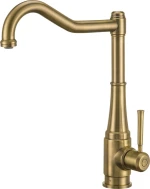 Kitchen faucet with rectangular spout