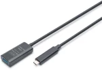 Digitus Active USB 3.2 Gen2 10G extension cable, USB-C - USB-A, 5m