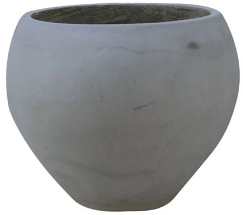 FLOWER POT-5 Cement Grey Φ32x26cm