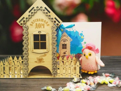 Intra απο ξύλο plywood 3mm-4mm πάχος – Ξύλινο τσαγιέρα 30x30 cm INTRAVECTRY-MY560319