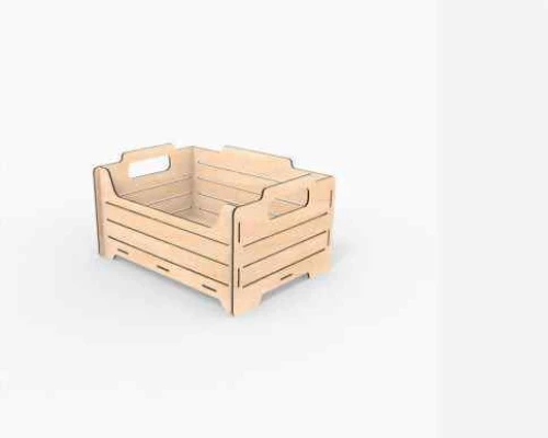 Intra CRATE – Ξύλινο Κουτί Τύπου Τελάρο μαζι με χερούλια 57x87x17 cm Box34-00115