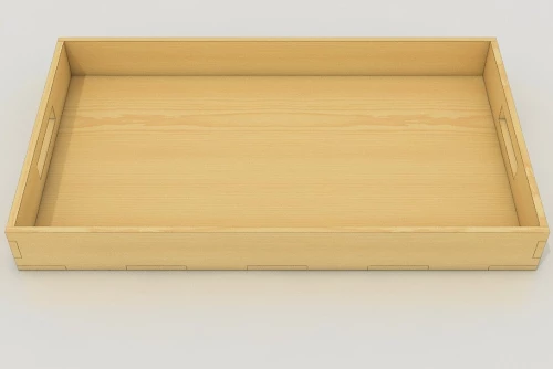 Intra απο ξύλο plywood  Χρώμα wenge 3mm-4mm πάχος - Επίπεδος ξύλινος δίσκος σερβιρίσματος Δίασταση 20x20 cm INTRAFABR-95575527