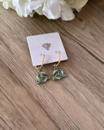 Miyuki Triangle Earring - Picasso