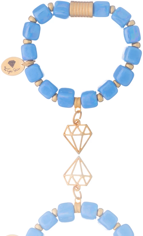 Ceramic Light Blue Bracelet