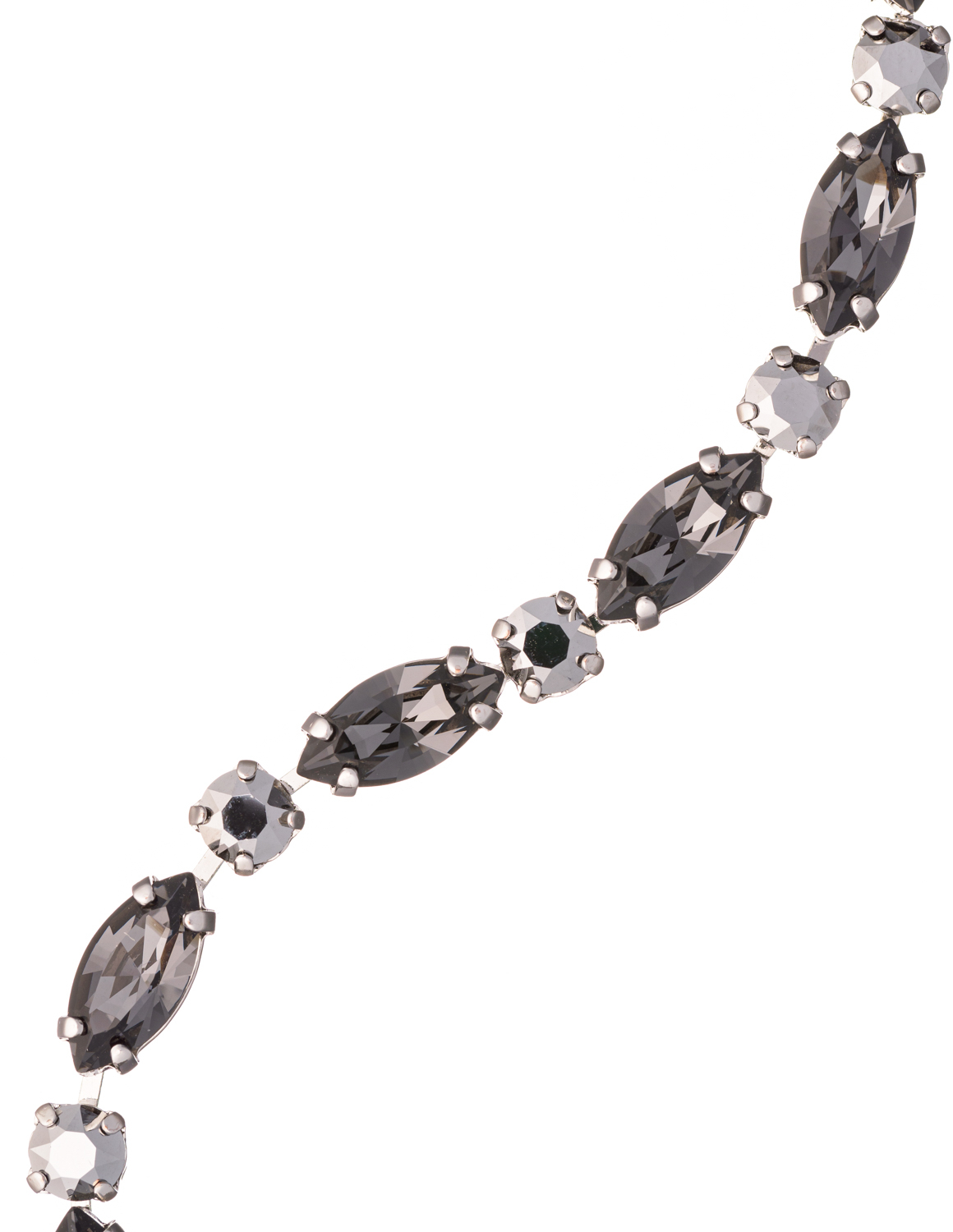 Silver Night and Crystal Bracelet