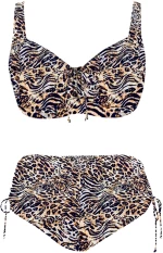Γυναικείο Μαγιό Σετ Μπικίνι PLUS SIZE WS1214-Animal Print 3