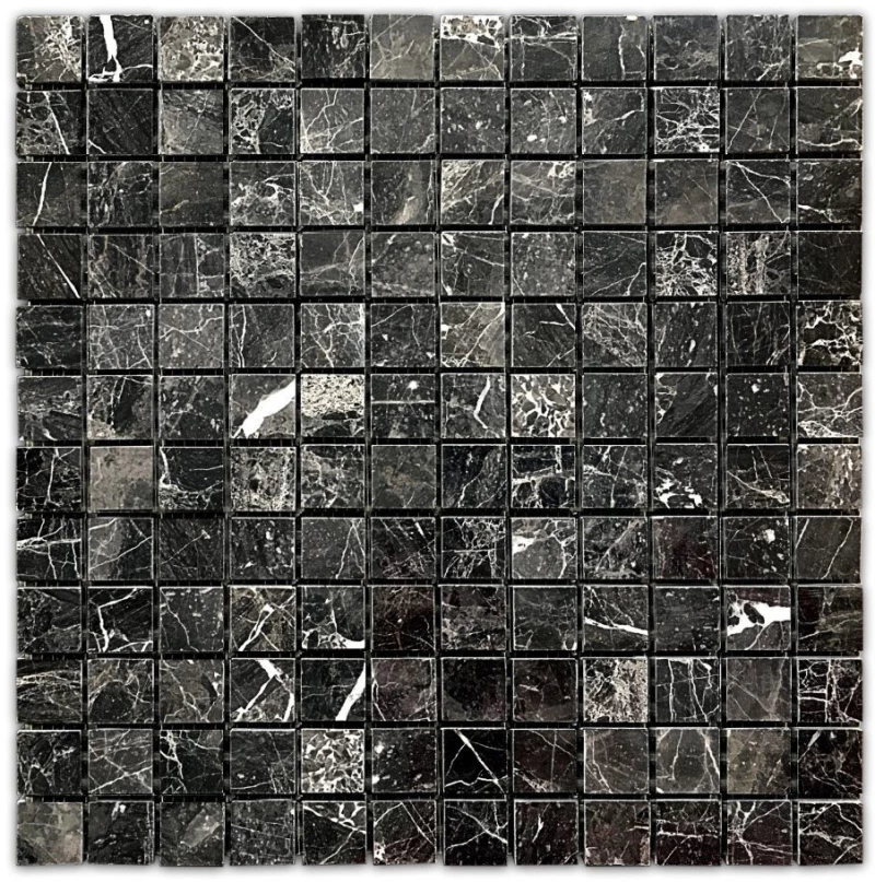 Ivy Space 30.5x30.5cm Πλακάκι Square Black Argo Γυαλιστερό