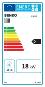 Ηλεκτρικός Λέβητας 18 kW Τριφασικός SENel Λευκό