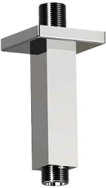 Βραχίονας Οροφής Τετράγωνος 25x25mm 10εκ., Eurorama Chrome
