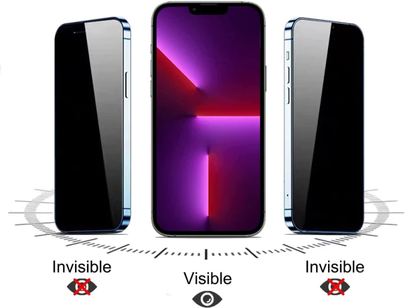 POWERTECH tempered glass Emery Private 5D TGC-0777 για iPhone 14 Plus  full glue