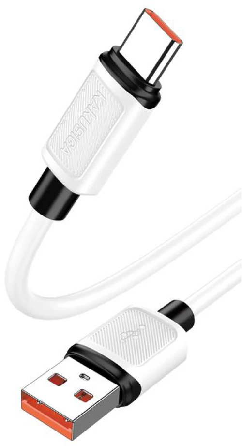 KAKUSIGA καλώδιο USB-C σε USB KSC-998  σιλικόνης  5A  480Mbps  1m  λευκό