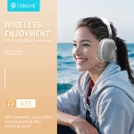CELEBRAT headphones A35  ασύρματα & ενσύρματα  micro SD  40mm  200mAh  μαύρα