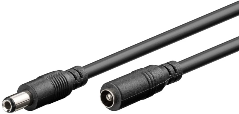 GOOBAY καλώδιο προέκτασης τροφοδοσίας 71401  5.5x2.5mm  3m  μαύρο