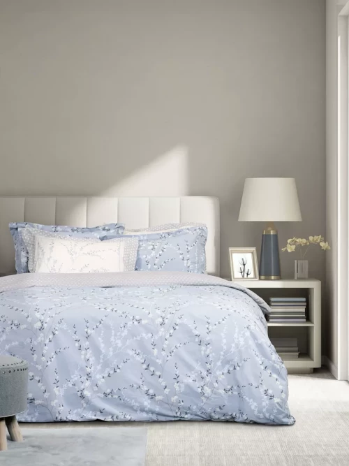 Σετ Σεντόνια Inverno Μπλε Υπέρδιπλα λάστιχο (1 x 160x200+32 + 1 x 240x260 + 2 Μαξιλαροθήκες Oxford 4 πλευρών 52x72+5)