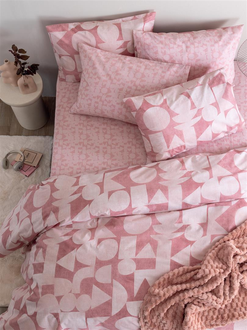 Σετ Σεντόνια Palamaiki FL6289 Βαμβακερά                - Υπέρδιπλο Λάστιχο 170 x 200