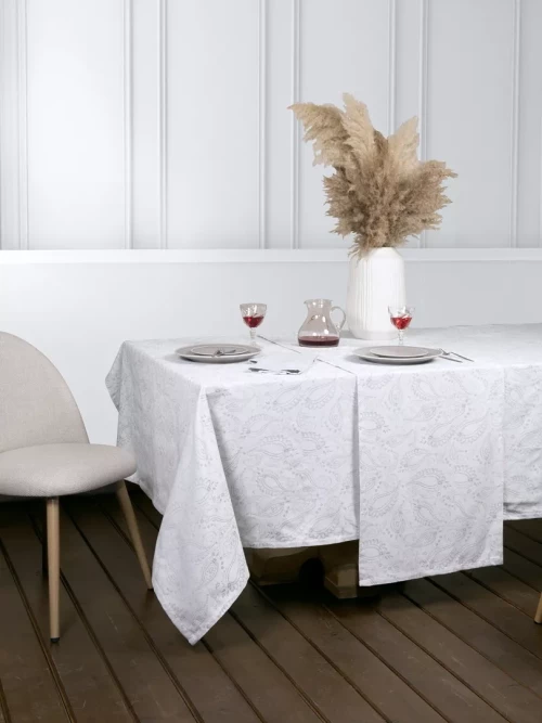 Τραπεζομάντηλο Flow - Gray Γκρι Τραπεζομάντηλο 160x310