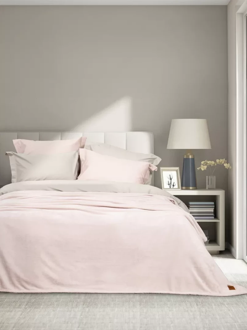 Κουβέρτα Alpa - Light Pink Ροζ Υπέρδιπλη 220x240