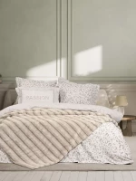 Κουβέρτα Carezza - Ivory Εκρού Υπέρδιπλη 220x240