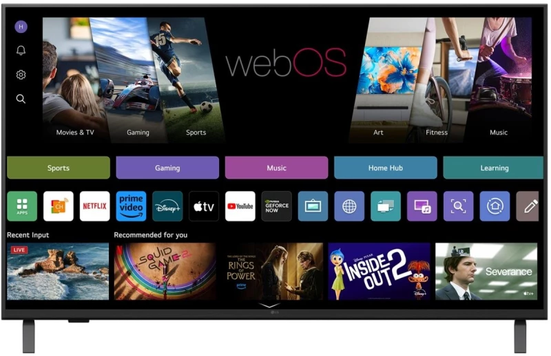 TV Set|LG|43"|4K/Smart|3840x2160|Wireless LAN|Bluetooth|webOS|43UA75003LA