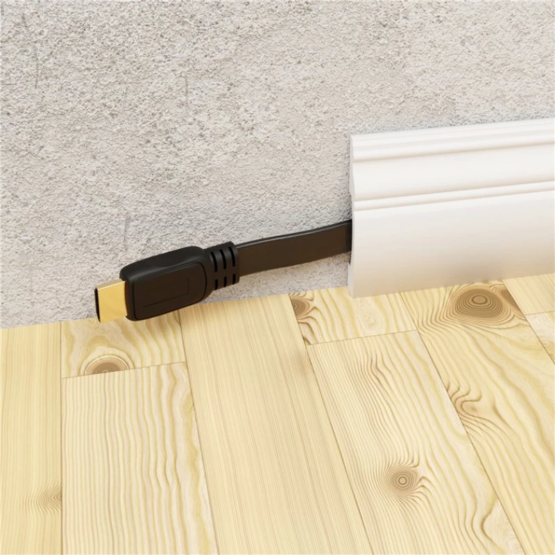GOOBAY καλώδιο HDMI 77135 με Ethernet, flat, 8K/60Hz, 48 Gbps, 2m, μαύρο
