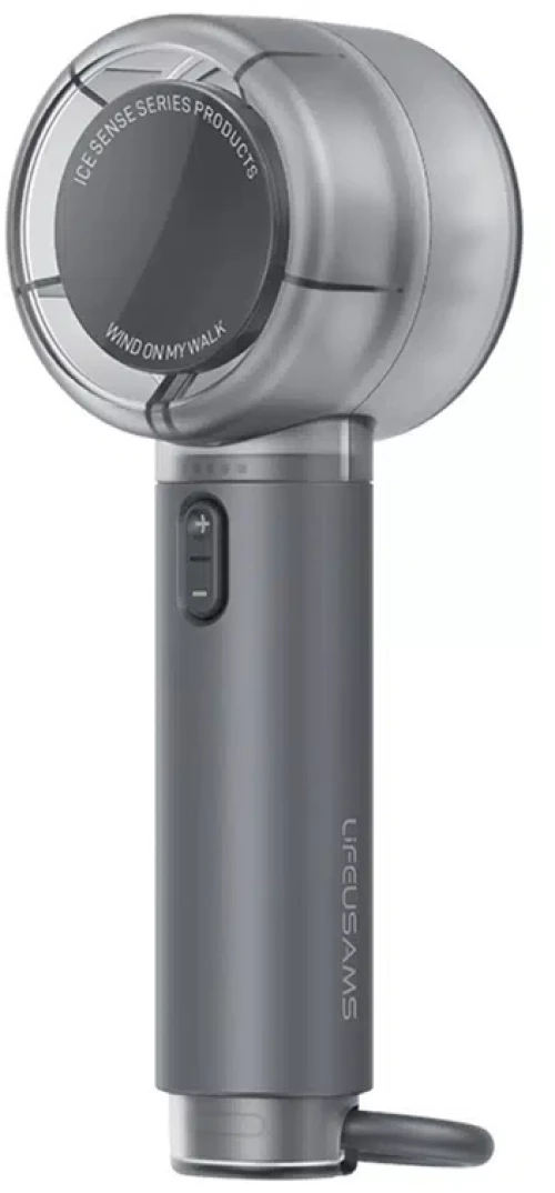 USAMS φορητός ανεμιστήρας LU01 με 5 ταχύτητες, 2000mAh, μαύρος