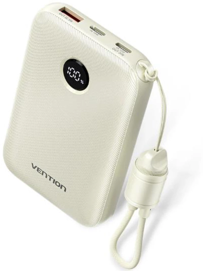 POWER BANK USB 10000MAH 22.5W/BEIGE FKAN0-C VENTION
