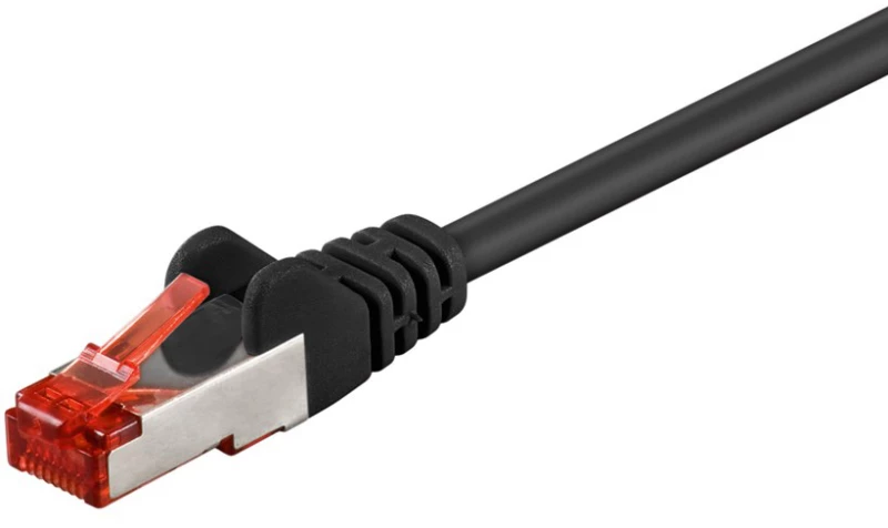 GOOBAY καλώδιο δικτύου 68696, CAT 6 S/FTP, copper, 250MHz, 2m, μαύρο