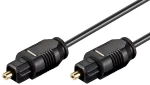 GOOBAY καλώδιο ήχου Toslink 50216, gold plated, 2.2mm, 1m, μαύρο