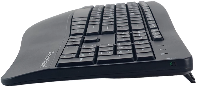 POWERTECH set ποντίκι & πληκτρολόγιο PT-1490, 2.4GHz & Bluetooth, μαύρο