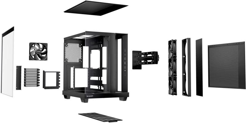 Case|BE QUIET|ATX/micro ATX/Mini-ITX|Black|Midi Tower|PC|BGW83