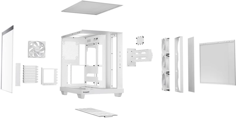 Case|BE QUIET|ATX/micro ATX/Mini-ITX|White|Midi Tower|PC|BGW86