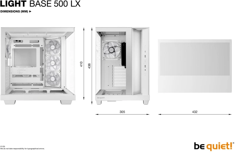Case|BE QUIET|ATX/micro ATX/Mini-ITX|White|Midi Tower|PC|BGW86