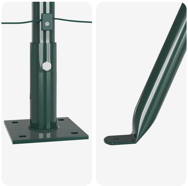 vidaXL Στύλος Περιφράξεων Άλλο 26 pcs Γκρι Μέγεθος: 3,2 x 3,2 x 50 εκ.