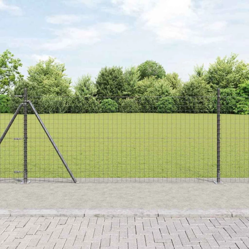 vidaXL Στύλος Περιφράξεων 26 pcs Γκρι Μέγεθος: 3,2 x 3,2 x 110 εκ.