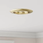vidaXL Spotlights με προβολείς 12 pcs Χρυσό 9 x 9 εκ. Μέταλλο