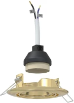 vidaXL Spotlights με προβολείς 12 pcs Χρυσό 9 x 9 εκ. Μέταλλο