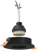 vidaXL Spotlights με προβολείς 12 pcs Μαύρο 9 x 9 x cm Αλουμίνιο