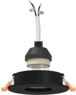 vidaXL Spotlights με προβολείς 12 pcs Μαύρο 9 x 9 x cm Αλουμίνιο