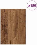 vidaXL Διακοσμητικά Πάνελ 150 pcs Παλαιό ξύλο 21 x 30 x 0.3 εκ