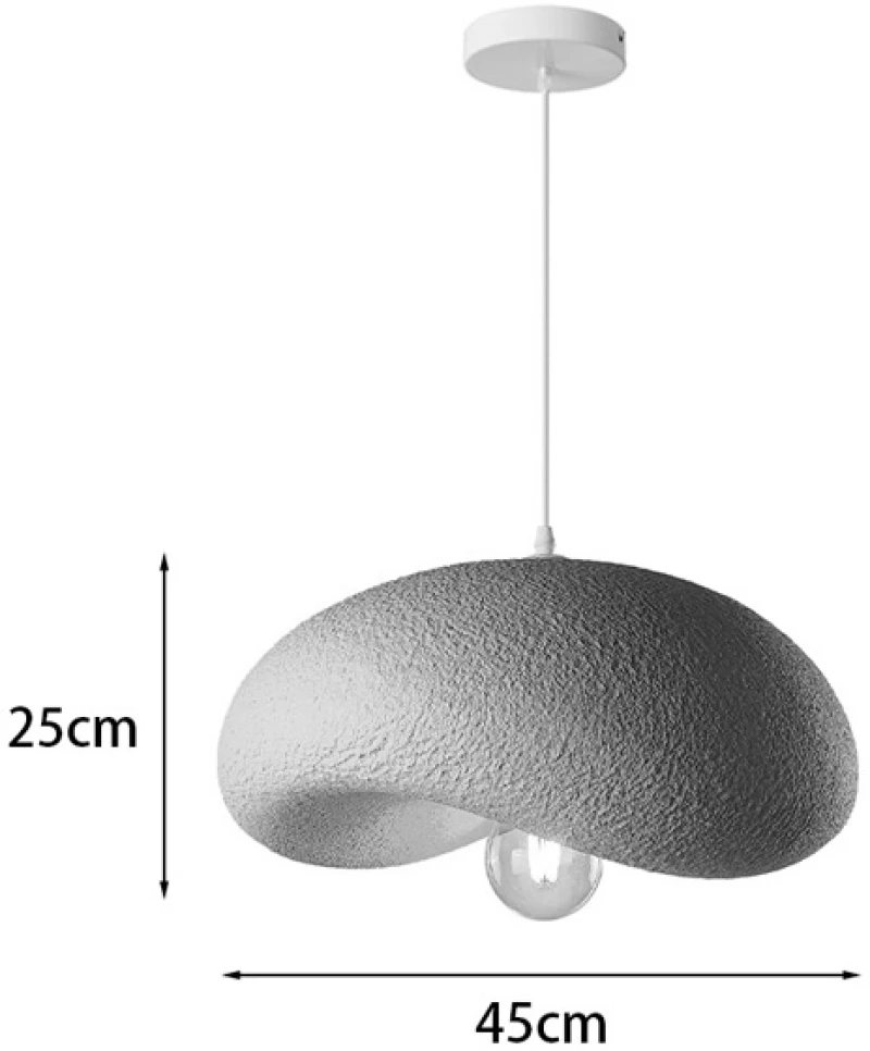 Φωτιστικό οροφής Ferecon pakoworld E27 ps μπεζ Φ45x25εκ