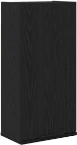 vidaXL Ντουλάπι Τοίχου Μαύρο Δρυς 32x20x67 εκ. από Τεχνητό Ξύλο